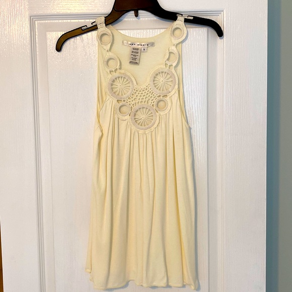Y2K Max Studio crochet cut out swing tank tunic. S - Picture 1 of 9